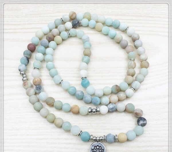 Soul Soother Amazonite 108 Mala - Image 5