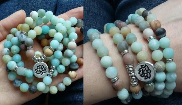 Soul Soother Amazonite 108 Mala - Image 7