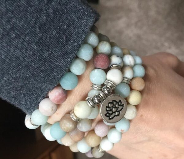 Soul Soother Amazonite 108 Mala - Image 8