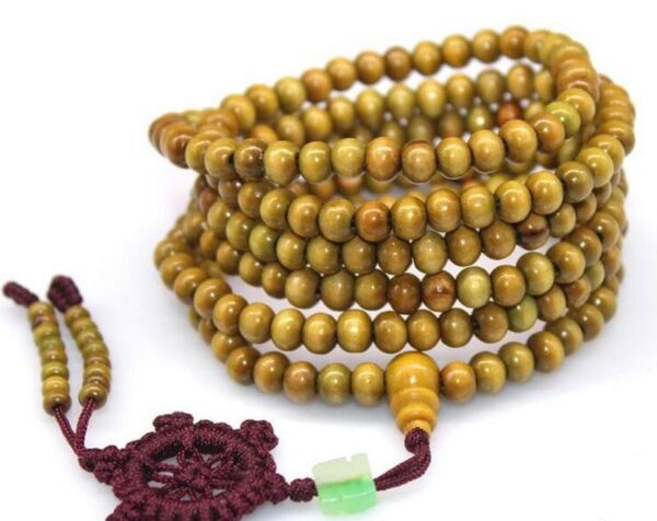 108 Rosewood Prayer Mala Beads Bracelet - Image 2