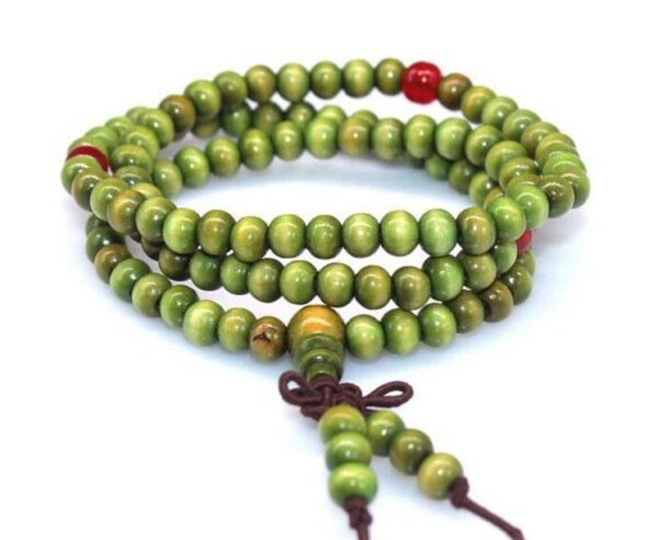 108 Rosewood Prayer Mala Beads Bracelet - Image 4