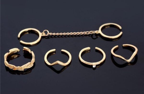 6-Piece Stackable Ring Set - Image 3
