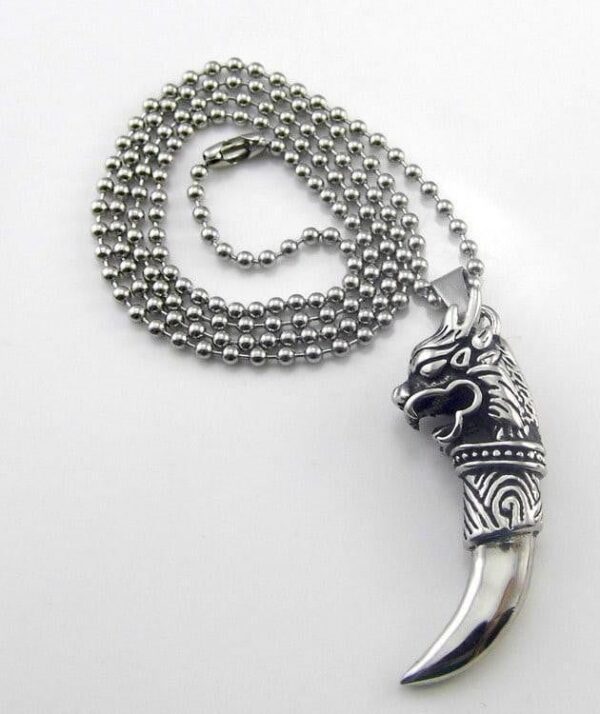 Gallant Dragon Titanium Pendant Necklace - Image 5