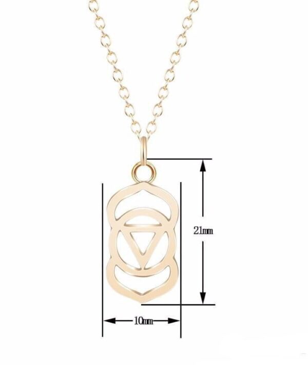Handmade Third Eye Chakra Ajna Pendant Necklace - Image 7