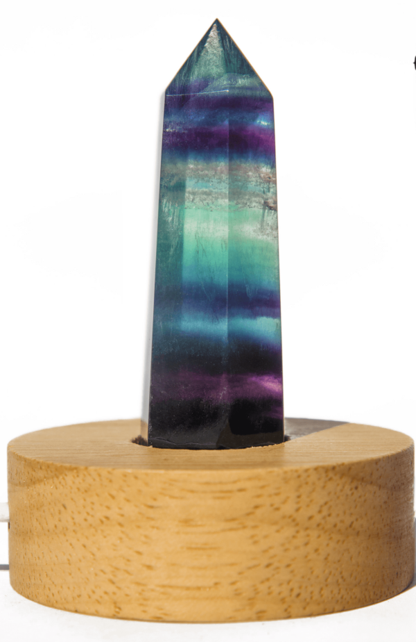 Inner Glow Fluorite Crystal Healing Lamp