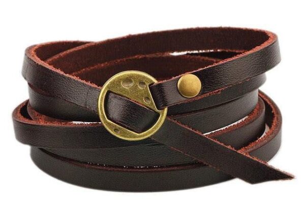 Inspirational Multi-layer Genuine Leather Bracelet - Image 3