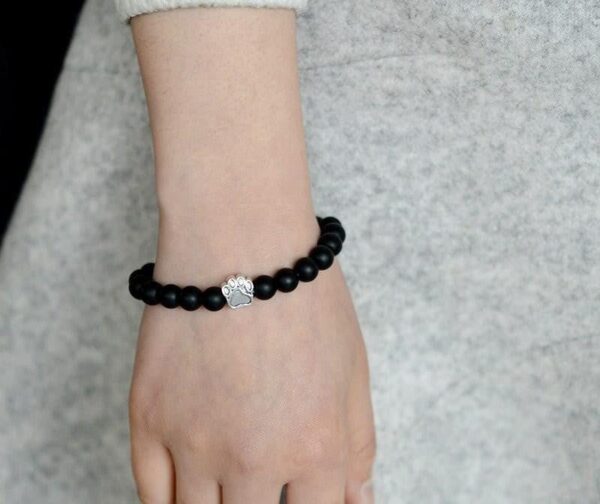 Natural White Turquoise Chakra Bracelet for Pet Lovers - Image 9