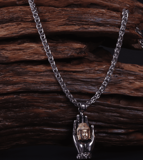 Offerings of Buddha Stainless Steel Necklace - Image 2