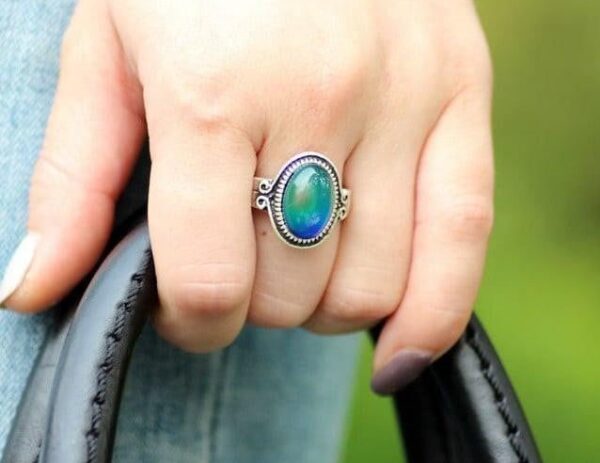 Vintage Glass Mood Ring - Image 4